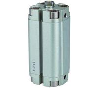 RIEGLER 115310-13.DM.25050 - Cilindro compatto ACP a doppia azione, diametro pistone 25, hub 50, M5 x 0,8, 1 pz