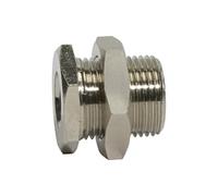 RIEGLER 115519-232.02-N-E - Raccordo a paratia "value line", M20 x 1,5 a, G 1/4 i, MS vern, 1 pezzo