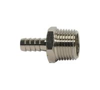 RIEGLER 115599-239.113-E - Bocchetta per tubo a vite "value line", R 1/2, LW 9, MS vern, 1 pezzo
