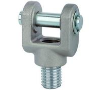 RIEGLER 115900-438.05D20CP - Testa forcella "Y", per cilindro compatto "ACP", diametro pistone 20, 1 pz
