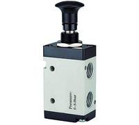RIEGLER 115974-514.3003 - Valvola a 3/2 vie, pulsante 3L, G 1/4, 850 l/min, 1 pezzo