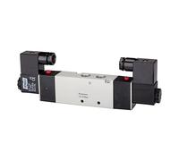 RIEGLER 116166-517.3201 - Valvola elettropneo a 5/3 direzioni, centrale inclusa, G 1/8, 24 VDC 400 l/min, 1 pezzo
