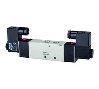 RIEGLER 116169-517.3204 - Valvola elettropneumica a 5/3 direzioni centrale, G 1/4, 24 VDC 950 l/min, 1 pezzo