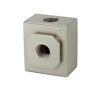 RIEGLER 116474-GZ 11 - Distributore "G", con 2 uscite, BG 300, G 1/4, PE 0-9 bar, 1 pezzo