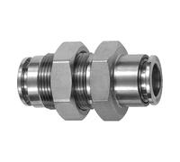 RIEGLER 135261-851.026-16 ES - Connettore dritto paratia M26 x 1,5, ES 1.4404, 1 pezzo