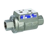 RIEGLER 137359-351.977 - Valvola di bloccaggio, pneumat. Bet, semplice, MS vern, NBR, Rp 2, 1 pezzo