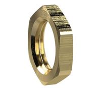 Riegler 137609 - Controdado esagonale, M12 x 1,0, AF 17, in ottone