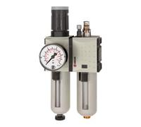 RIEGLER 139549-FU 603-10 - Unità di manutenzione "FUTURA", PC, BG 2, G 3/8, 0,5-10 bar, HA, 1 pezzo