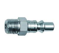 RIEGLER 141614-420.61-NPT Nipplo per giunti NW 5,5, ARO 210, acciaio, NPT 1/4 AG, 1 pezzo