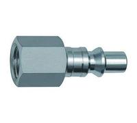 RIEGLER 141617-420.51-NPT Nipplo per giunti NW 5,5, ARO 210, acciaio, NPT 1/4 IG, 1 pezzo