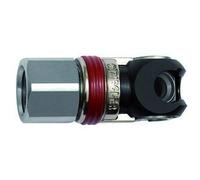 RIEGLER 141626-423.02-SCH-NPT - Giunto di sicurezza girevole NW 6, ISO 6150 C, acciaio, NPT 3/8 IG, 1 pezzo