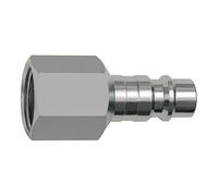 RIEGLER 141674-424.51-NPT Nipplo per giunti NW 7,2, acciaio, NPT 1/4 IG, 1 pezzo