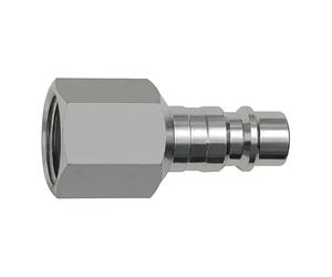 RIEGLER 141674-424.51-NPT Nipplo per giunti NW 7,2, acciaio, NPT 1/4 IG, 1 pezzo