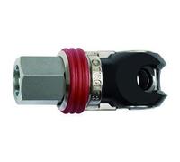 RIEGLER 141682-425.01-SCH-NPT - Giunto di sicurezza girevole NW 8, ISO 6150 C, acciaio, NPT 1/4 IG, 1 pezzo