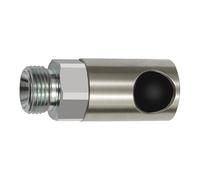 RIEGLER 141930-406.11-ES - Giunto di sicurezza con bottone automatico NW 6, ISO 6150 C, ES, G 1/8 AG, 1 pezzo