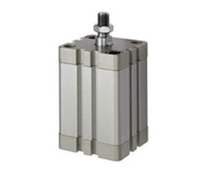 RIEGLER 15.DMA.100010 - Cilindro compatto a doppia azione con magnete, pistone da 100 mm, corsa da 10 mm, attacco G 1/8", M16 x 1,5