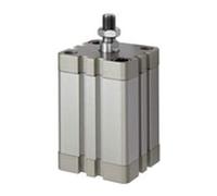 RIEGLER 15.DMA.25100 Serie ACE - Cilindro compatto a doppia azione con magnete, pistone da 25 mm, corsa 100 mm, attacco M5, M8 x 1,25