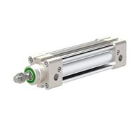 RIEGLER 16.DMD.63080 - Cilindro normale serie SAI a doppio effetto, diametro pistone 63 mm, corsa 80 mm, attacco G 3/8"