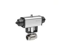 RIEGLER 351.525-1 B - Valvola a farfalla a farfalla su entrambi i lati, G 3/8 IG, G 3/8
