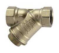 RIEGLER 60-2 N-0,3 - Parafango in ottone nichelato, G 1/2, DN 15, MW 0,05 mm