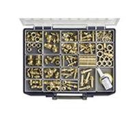 RIEGLER DTB 300 - Scatola assortita con punte in ottone