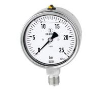 Riegler - El Acciaio Inox glyz-manomet. 0 - 25 bar/G 1/4