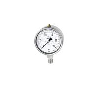 Riegler - El Acciaio Inox glyz-manomet. 0 - 4 bar/G 1/4