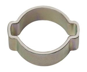 RIEGLER Fascetta stringitubo a 2 orecchie / zincata lucida (W1)