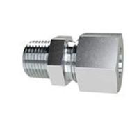 RIEGLER GE1410LSTNPT - Vite a vite dritta, in acciaio zincato, NPT 1/4", 315 bar, tubo 10 mm