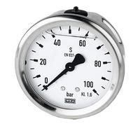 Riegler - Glicerina, conn. SKT posteriore Test céntrica. 0 a 16,0 Bar