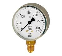 Riegler - Manometro SKT Test. 0 a 2,5 bar di etichetta di acetilene