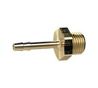 RIEGLER MS2391213 - Bocchetta per tubo flessibile con filettatura esterna cilindrica per tubo LW 13 mm, ottone CW614N, SW 24, G 1/2"