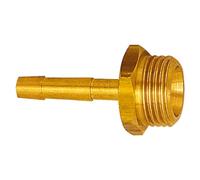 RIEGLER MS2391806 - Bocchetta per tubo flessibile con filettatura esterna cilindrica per tubo LW 6 mm, in ottone CW614N, SW 14, G 1/8"