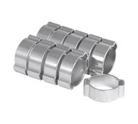 Riegler Set di fascette stringitubo a 2 anelli, acciaio zincato, 20-23mm, banda l= 8,0mm, 10pz. Quantità:10