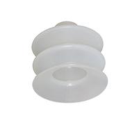Riegler - Ventosa di soffietto circa 2,5 Pieghe A Través de M. 14 mm materiale silicone