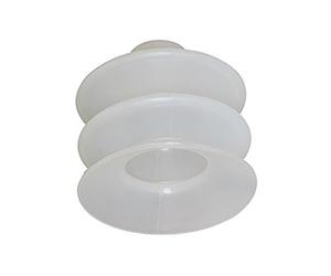 Riegler - Ventosa di soffietto circa 2,5 Pieghe A Través de M. 5 mm materiale silicone