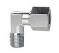 RIEGLER WEV1410LSTNPT - Vite ad angolo in acciaio zincato, 1/4" NPT, 315 bar, tubo 10 mm
