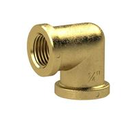 RIEGLER WST112MS90II - Raccordo a gomito a 90°, per interno/interno, filettatura G 1-1/2", pressione operativa 16 bar
