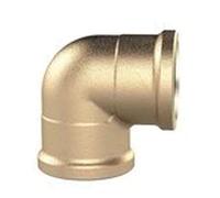 RIEGLER WST114MS90II - Raccordo a gomito a 90°, per interno/interno, filettatura G 1-1/4", pressione operativa 16 bar
