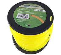 Riegolux 107674 - Filo per decespugliatore rotondo, in nylon, 3,3 mm x 100 m, colore: Giallo