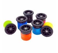 Riegopro Ugello regolabile per diffusore di irrigazione, portata da 1 a 5,5 metri, irrigazione efficace e risparmio idrico, confezione da 5 unità (RP-N17 (4,7-5,5 metri)