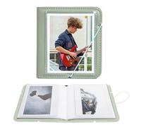 Rieibi Album fotografico per Fujifilm Instax Wide210/Wide300/Wide400, album per Polaroid, 8,6 x 10,9 cm, 28 tasche, in pelle PU, verde, 13 x 12 x 2 cm