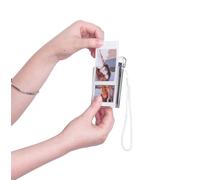 Rieibi - Cornice Polaroid da 3 Pollici - Cornice per Foto Istantanee Mini Instax per Polaroid e Fujifilm Instax Mini Evo/11/9/8/7+/Link/40, Scatola di Conservazione Foto da 3 Pollici con Cinturino da