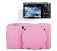 Rieibi Custodia in silicone per Ricoh GR IV, accessori Ricoh GR IV GRIV GR4 con 2 pellicole protettive per schermo, copriobiettivo rimovibile per GRIV (solo per GR4)