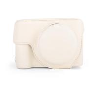 Rieibi Custodia per fotocamera Canon V1, custodia in pelle PU per fotocamera Canon PowerShot V1, custodia protettiva rimovibile con tracolla regolabile