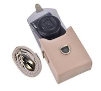 Rieibi Custodia per fotocamera Sony RX100 & HX Series - Retro Custodia in pelle per Ricoh GR IIIx GR III II/Canon G7X II/G7X III / SX720/SX730/SX740 / G9X/G9X II - Cachi