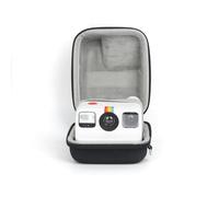 Rieibi Custodia rigida da viaggio per fotocamera Polaroid Go Instant Mini, in EVA, per fotocamera Polaroid Go 9035/9071/9070, con tracolla e tasca per accessori, colore nero