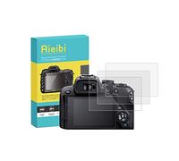 Rieibi EOS R10 / R100 - Pellicola protettiva in vetro temperato per Canon EOS R10 R100 EOSR10 EOSR100, durezza 0,33 mm, antigraffio e ultra trasparente