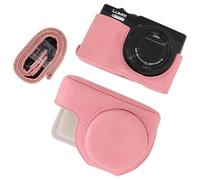 Rieibi ZS99 Custodia per fotocamera, custodia in pelle PU per fotocamera digitale Panasonic Lumix DC-ZS99, custodia protettiva staccabile con tracolla regolabile, custodia di bellezza