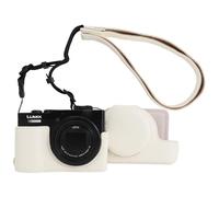 Rieibi ZS99 Custodia per fotocamera, custodia in pelle PU per fotocamera digitale Panasonic Lumix DC-ZS99, custodia protettiva staccabile con tracolla regolabile, custodia di bellezza